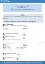 Đề thi giữa kì 1 Toán 6 - Đề số 6